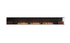 Ecosmart Fire Flex 158RC.BX2 Right Corner Fireplace Insert - Black Finish / Stainless Steel Burner - ESF.FX.158RC.BX2